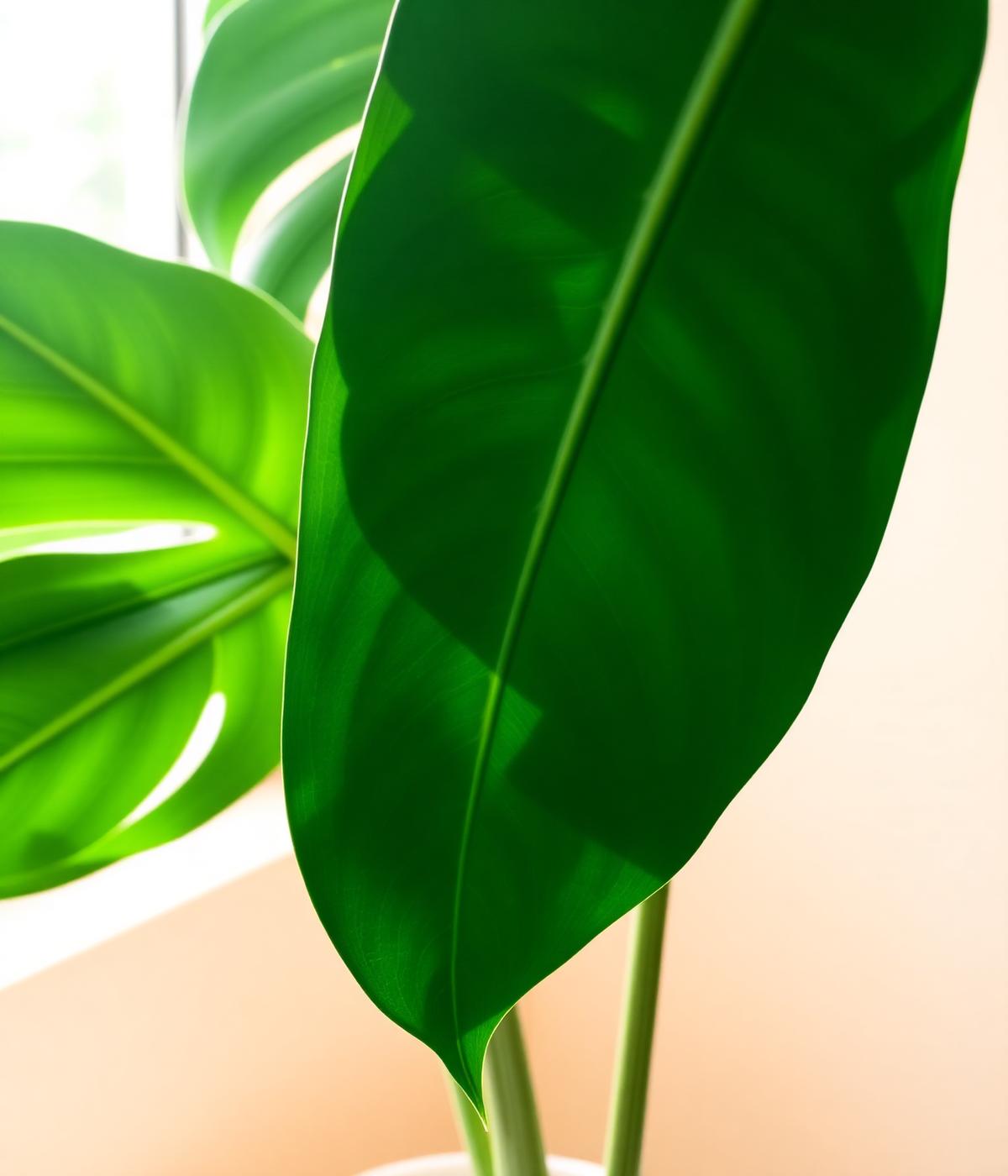 A monstera photographed day by day inside the PLTND app